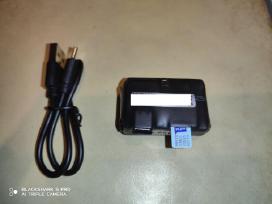 Mini GPS blakė su jautriu mikrofonu magnetas