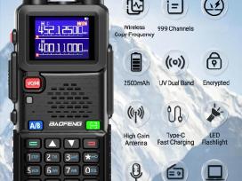 Baofeng Uv-5rh veikia iki 14km. Type-c krovimas