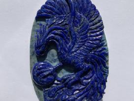 Lazurito pakabukas, Feniksas, akmuo, mineralas
