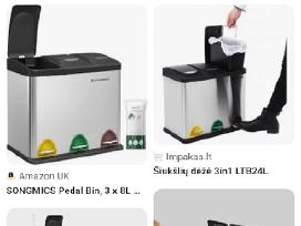 Šiukšledėžės rūšiavimui