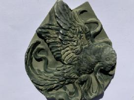 Jaspio pakabukas, Grifas, mineralas, akmuo