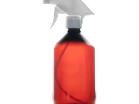 500ml Hdpe gintarinės spalvos butelis su purkštuku