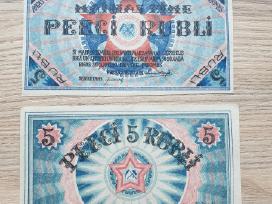 1920 5 rubli Latvija banknotai