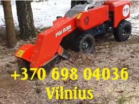 Kelmų Frezavimas Medžių pjovimas Šakų smulkinimas