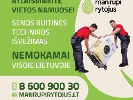 Nemokamas senos buitinės technikos išvežimas