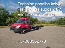 Tralas- pagalba kelyje 24/7, tralo paslaugos