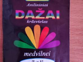 Anilininiai dažai medvilnei, žali