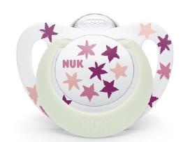 Nuk silikoninis čiulptukas, Star Night 6-18m