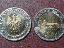Lenkija 5 Zlotai, 2024 Benediktinų Abatija Tyniece