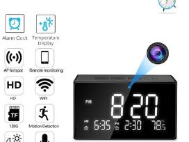Laikrodis su slapta Full HD WiFi kamera