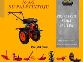 Skelbimo 'Benzininis kultivatorius-motoblokas 16ag su paleti' paveikslėlis