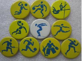 Sportas ženkliukai rinkinys