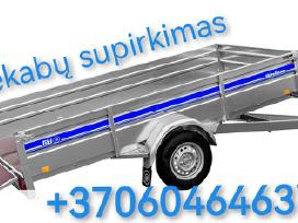 Įvairių priekabų, mobilių kubilų supirkimas