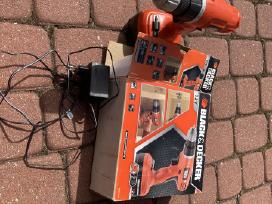 Black&decker suktuvas-gręžtuvas