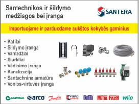 Santechnikos ir šildymo medžiagos bei įranga