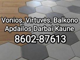 Langu apdaila Balkonu šiltinimas Plyteliu klojimas