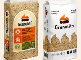 Aukšiausios kokybės medienos granules