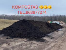 Kompostas, Juodžemis Sijotas Ivairiais Kiekiais