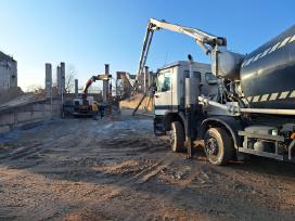 Betono siurblys + betonas