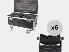 LED Tri-beam Rgba belaidis akum. šviestuvas