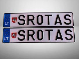 Valstybiniai numeriai Srotas "Sr0tas"