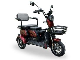 Elektrinis triratis motoroleris vezimelis
