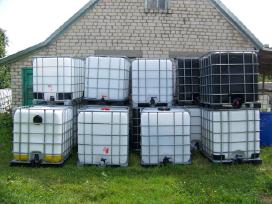 Talpos ibc konteineriai bačkos 1000 litrų