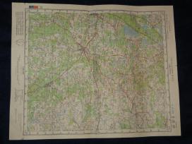 Žemėlapiai 1:100 000 soviet genštabo, kariniai