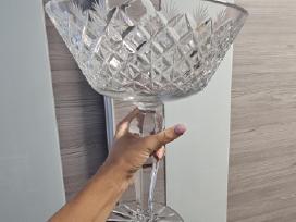 Krištolinė vaza indas aukštis 33cm