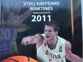 Lietuvos krepšinio rinktinės medaliai-monetos 2011
