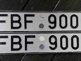 Numeriai automobiliui Fbf 900