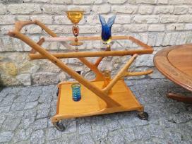 Vintažinis mid century serviravimo staliukas