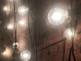LED lauko lempučių girlianda