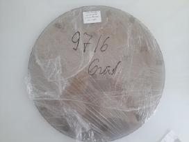 Apvalus grūdintas stiklas 45cm skermens 6mm storio