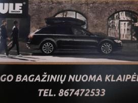 Stogo bagažinių skersinių nuoma Klaipėdoje!