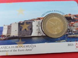 Kroatija 2023m. 2 € Prisijungimas prie euro zonos