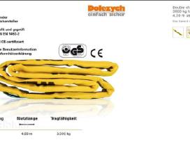 Dolezych kėlimo stropos 3000kg, 4m