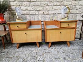 Vintažinės mid century naktinės (lovos)spintelės
