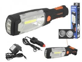 Įkraunamas šviestuvas profesionalams 3w Cob+6 LED