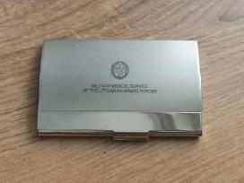 Karo medicinos tarnybos vizitinių kortelių dėklas.