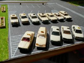 Taxi modeliai Bmw Mercedes Vw Opel 1:87