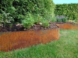 Corten rūdinto plieno borteliai