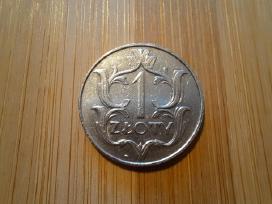 1 zlotas 1929 - Lenkija