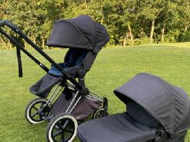 Cybex Priam Platinum vežymėlis su lopšiu