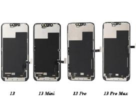 iPhone 13 mini, 13, 13 Pro, 13 Pro Max ekranai