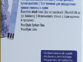 Freestyle optium diagnostinės juostelės
