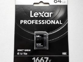 Lexar Professional atminties kortelė Sdxc 64gb