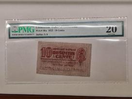 Sertifikuotas 10 centų banknotas, 1922 m.