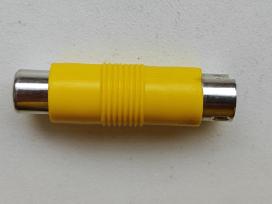 8-pin S-video to Rca Adapter