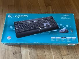 Belaidė klaviatūra ir pelė Logitech Mk520